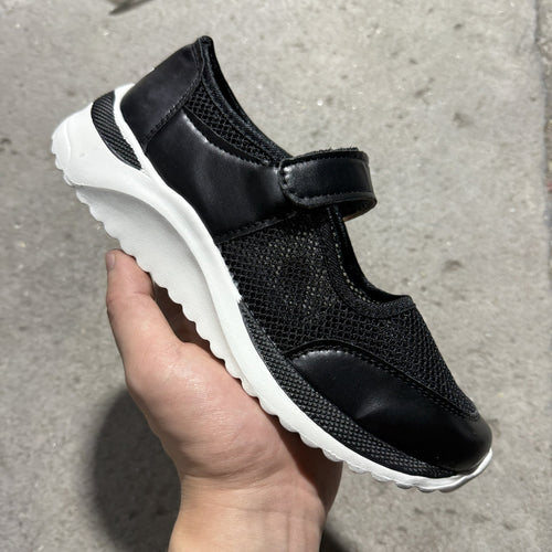 2026 Autumn Women's Casual Shoes: Breathable Fly-Knit Mesh with Velcro Closure